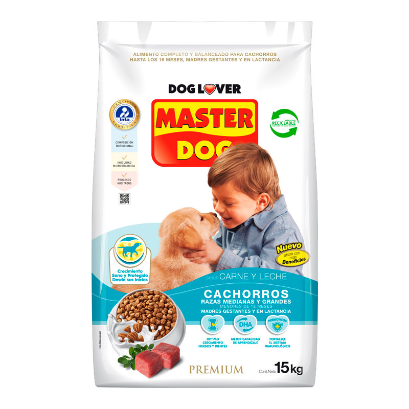 Master Dog - Alimento Cachorros Carne y Leche