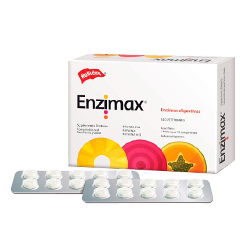 Holliday - Enzimax Enzimas Digestivas para Perros y Gatos