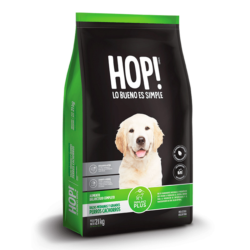 Hop! - Alimento para Cachorro Raza Mediana y Grande