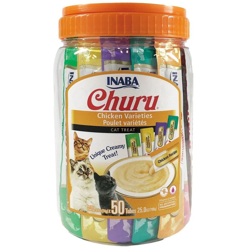 Churu - Variedades Pollo 50 Tubos para Gatos