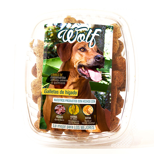 Wolf - Caja De Maxi Galleta De Hígado Raza Grande