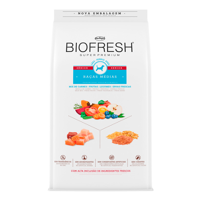 Biofresh - Alimento Súper Premium Senior Razas Medianas