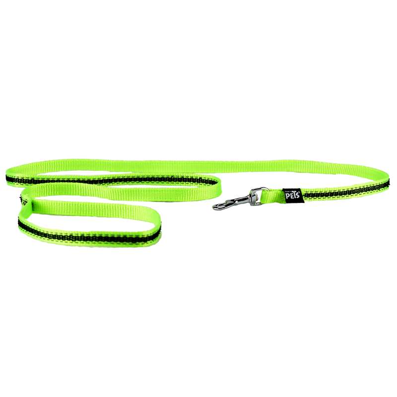 fancy-pets-correa-con-ultra-grip-y-bandas-reflejantes-verde