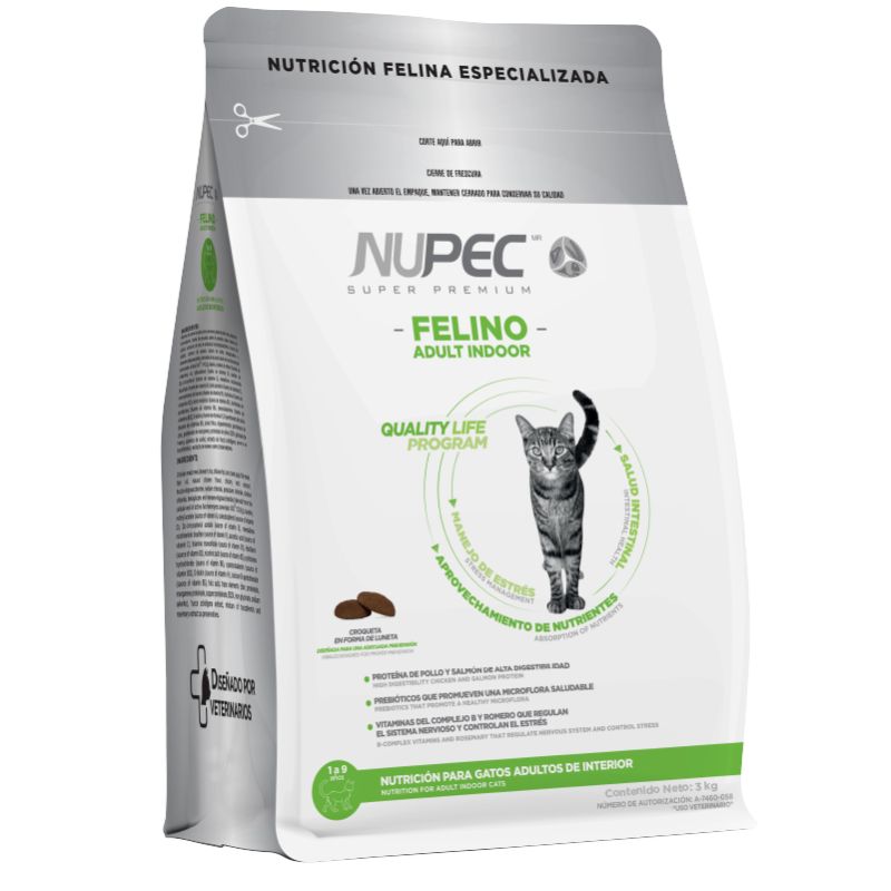 Nupec - Alimento Seco para Felino Adulto Indoor