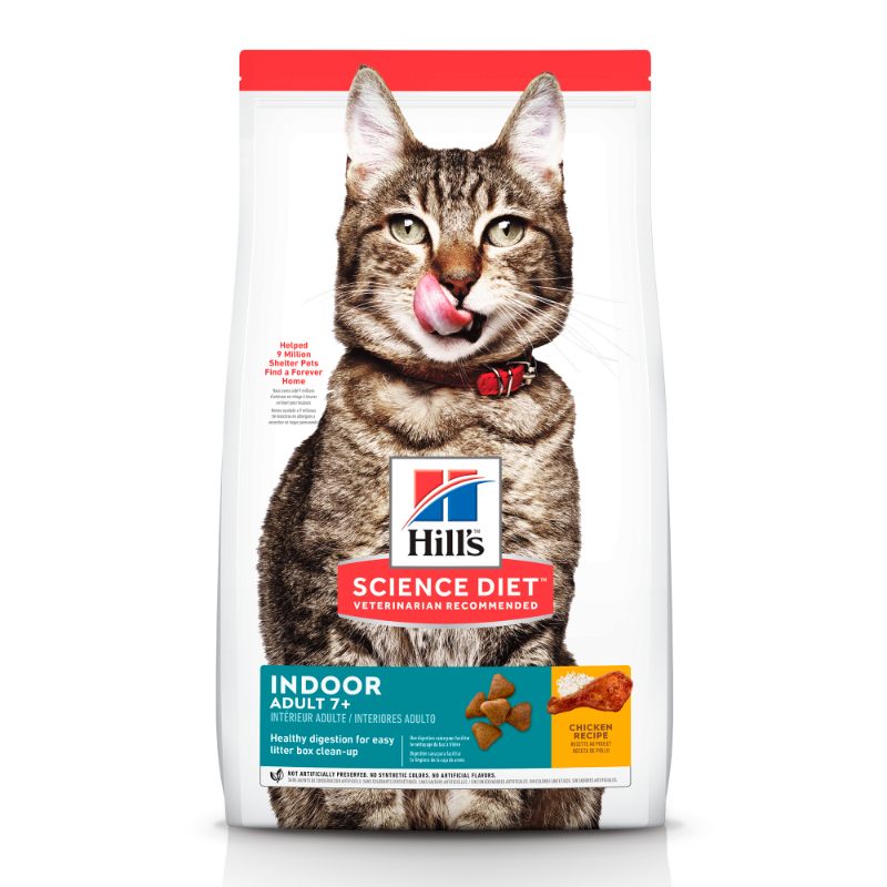 Hill's Science Diet Adult 7+ Indoor - Alimento para Gato Adulto Mayor