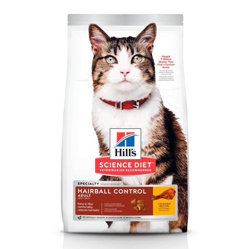 Hill's Science Diet Adult Hairball Control - Control de Bolas de Pelo