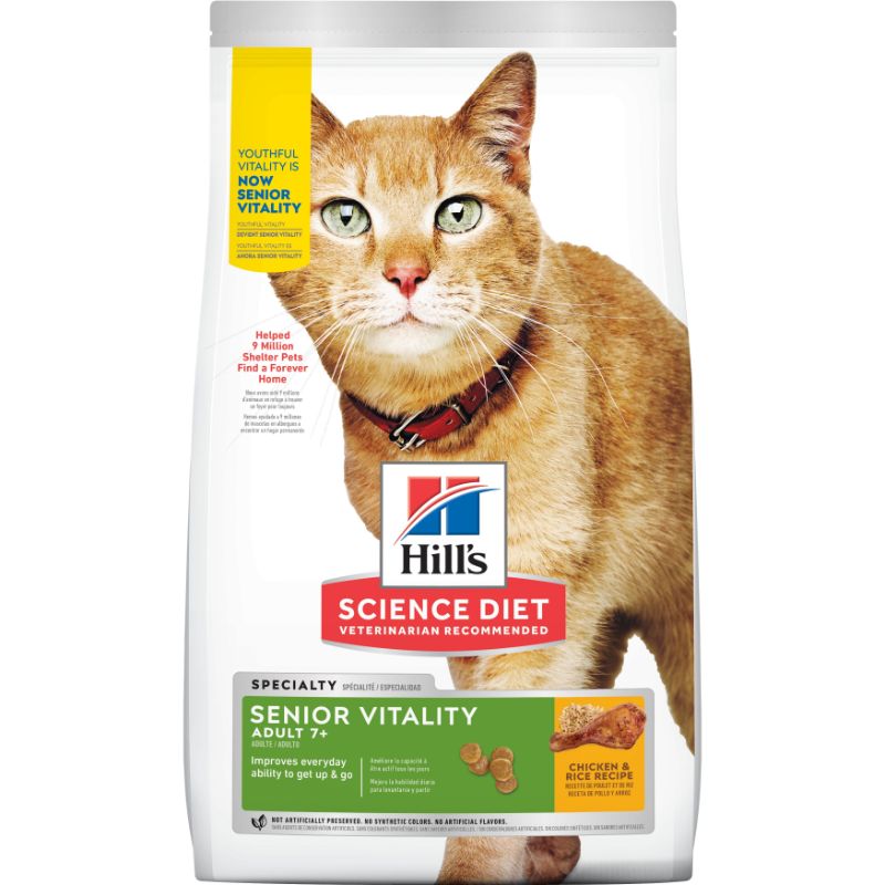 Hill's Science Diet Adult 7+ Youthful Vitality - Alimento para Gato Adulto Mayor