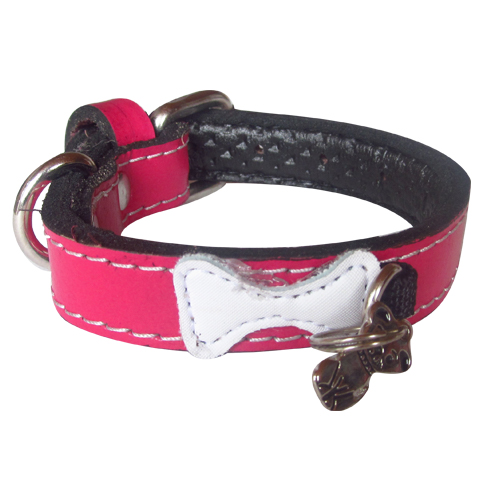 dalmatas-collar-placa-colgante-cuero