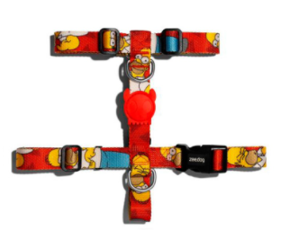ZeeDog Homer Simpson Arnés + Leash Small  Cat