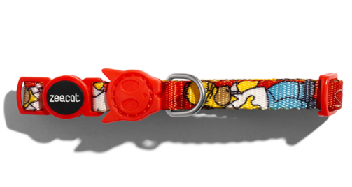 ZeeDog Homer Simpson Collar Cat