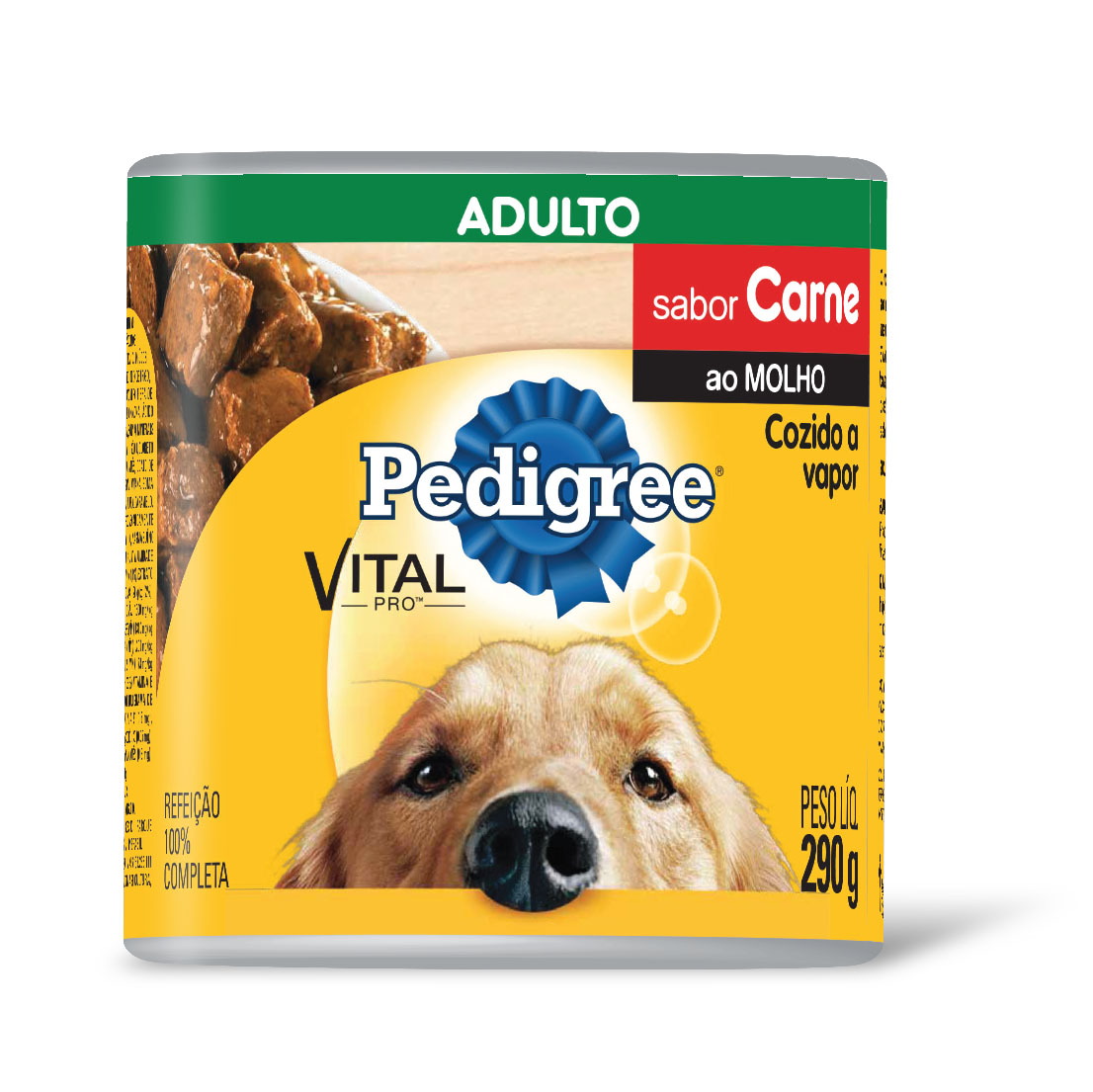 Pedigree - Alimento Húmedo Para Perro Adulto Carne Lata
