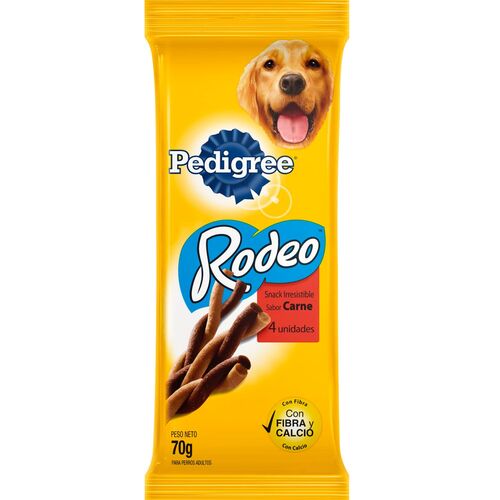 Pedigree Rodeo Para Perro Adulto Carne
