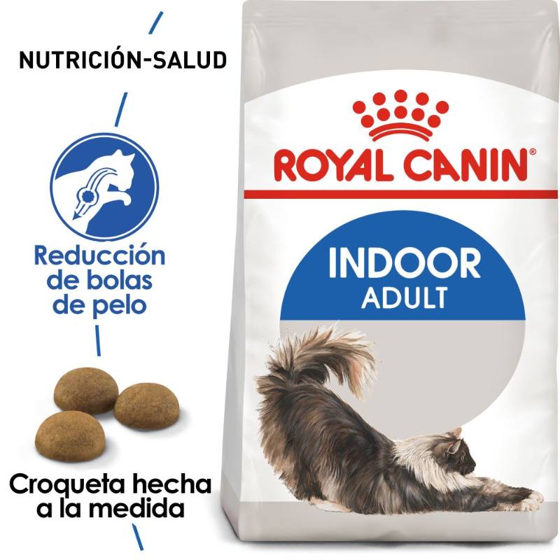 Royal Canin - Alimento Seco para Gato Adulto Indoor Sabor Pollo