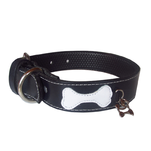 dalmatas-collar-placa-colgante-cuero