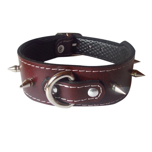 Dalmatas - Collar Cuero Tache