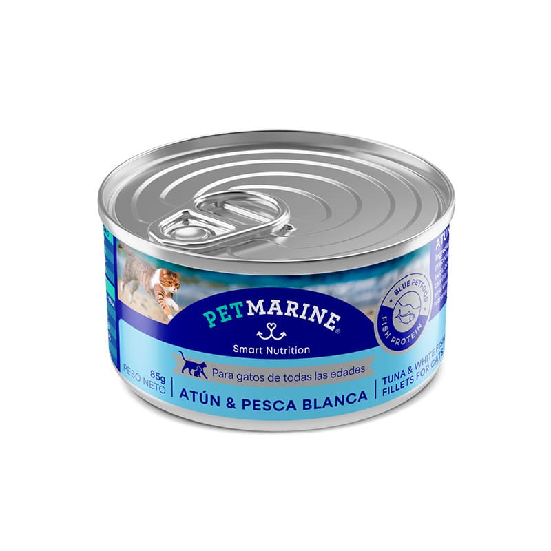 Petmarine - Alimento Húmedo Gato Atún y Pesca Blanca