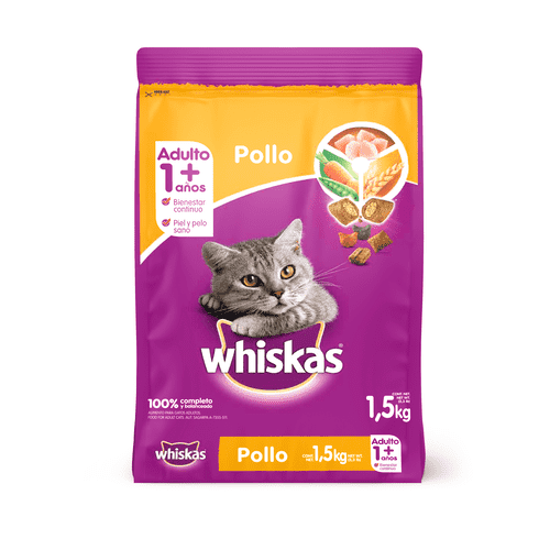 Whiskas - Alimento Para Gato Adulto Pollo
