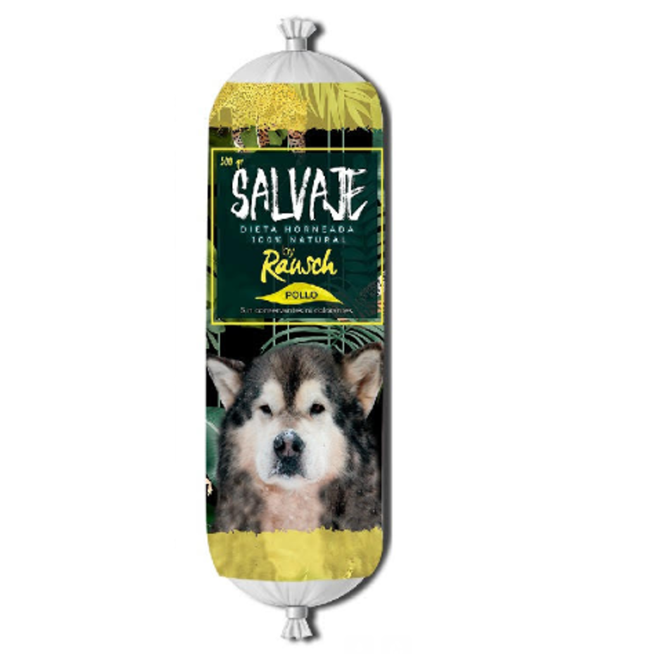 Combo Muestra 2: Salvaje Dieta Horneada Natural Pollo 250gr