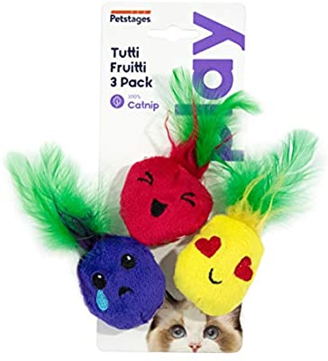 Petstages Gato Peluche Tutti Fruti X 3 Unidades