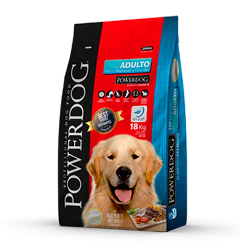 Powerdog - Alimento para Perro Adulto Raza Mediana a Grandes