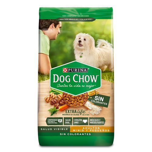 Dog Chow - Sin Colorantes Adultos Minis Y Pequeños