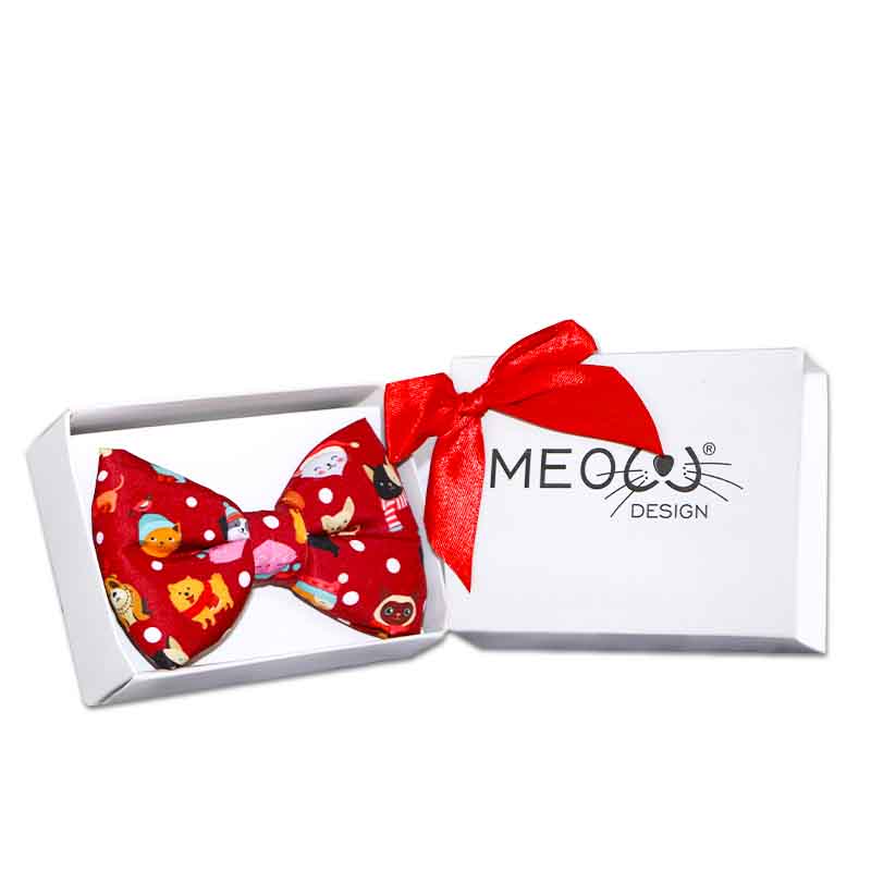 Meow Design® - Corbatín Para Perro Mascotas Navidad