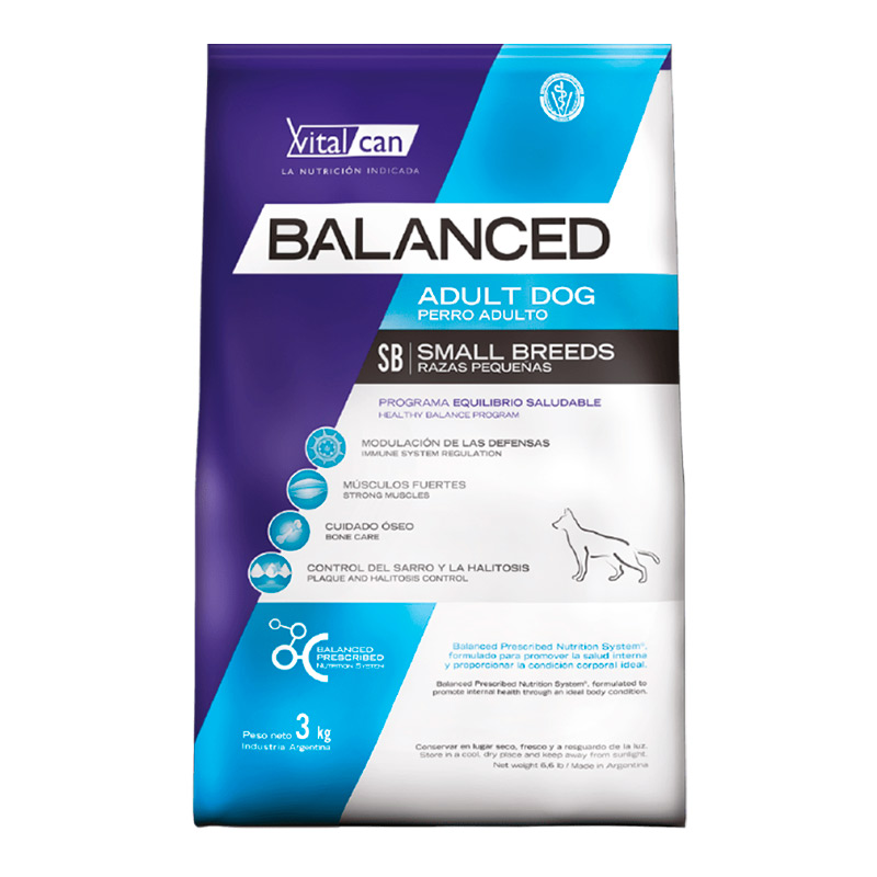 Vitalcan Balanced - Alimento para Perro Adulto Raza Pequeña