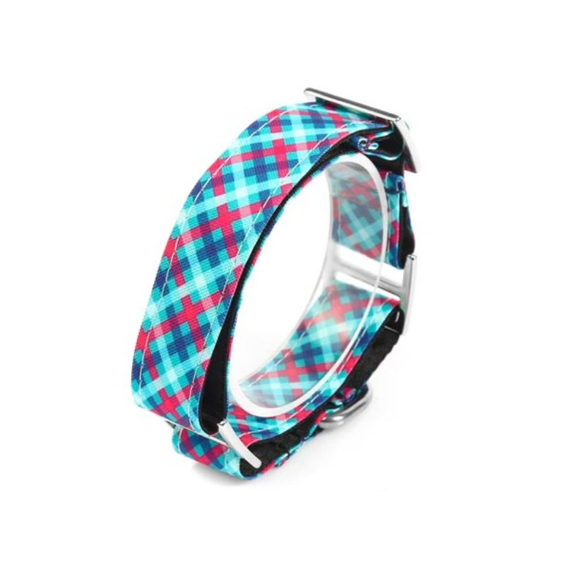 bellcher-collar-martingale-tartan-menta-4-cm