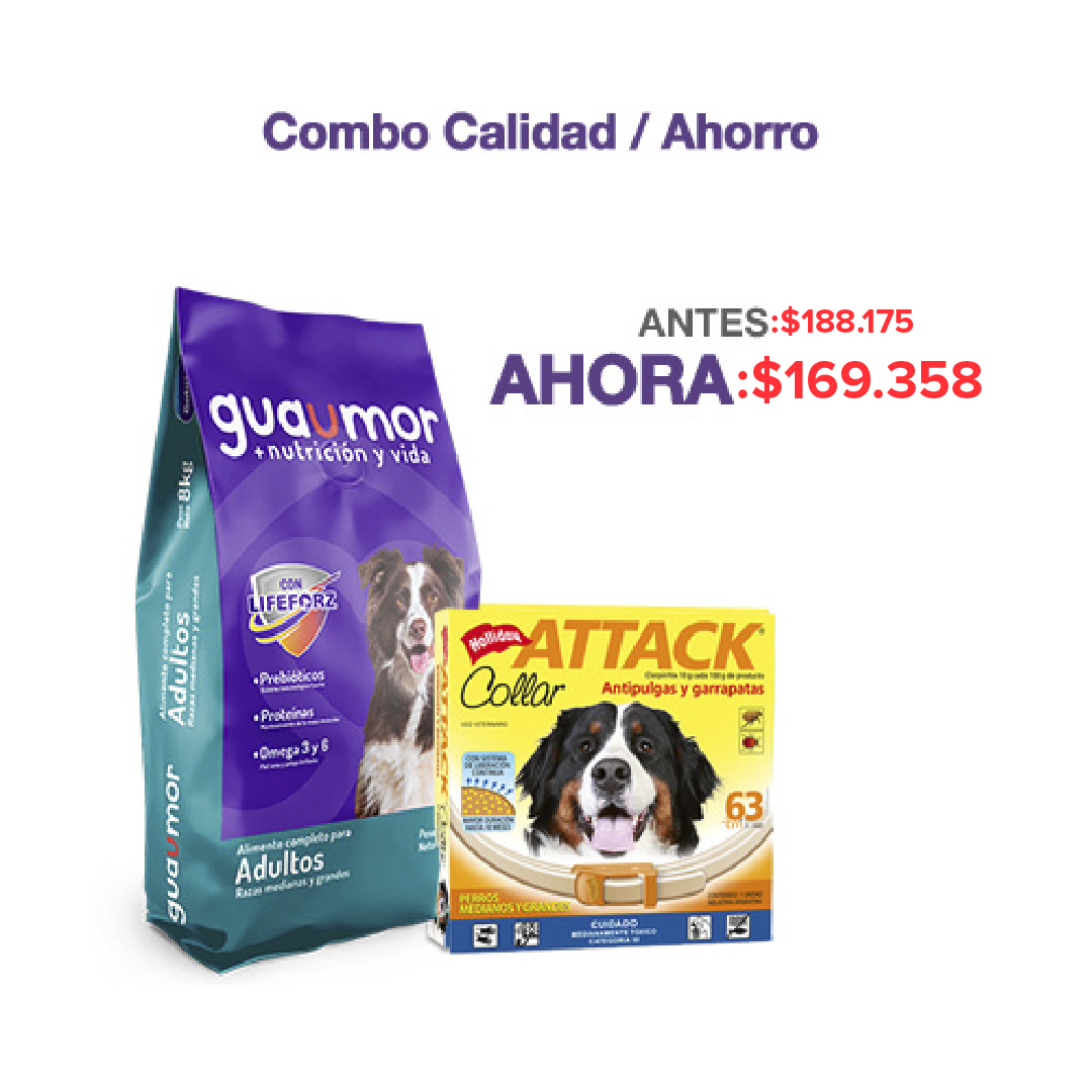 Guaumor - Combo Calidad Ahorro Guaumor Adult R. Med/Grde