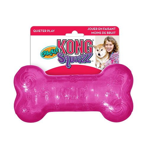 Kong - Squeezz Crackle Hueso.
