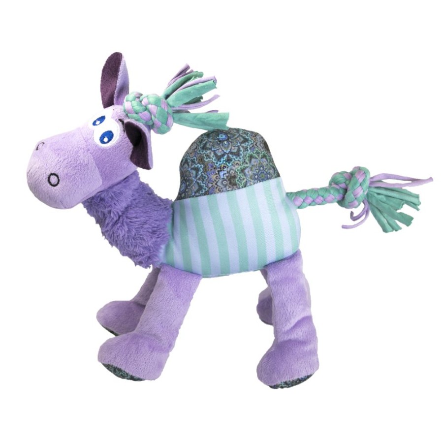 Kong Perro Peluche Knots Carnival Camello
