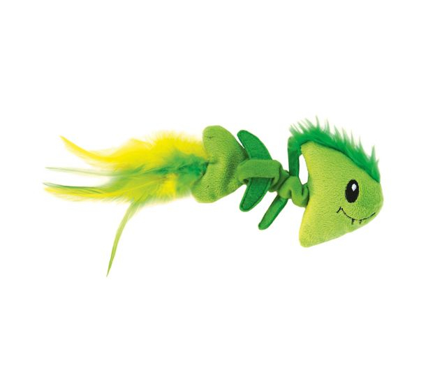 Petstages Gato Peluche Jitterfish Bone Con Vibración