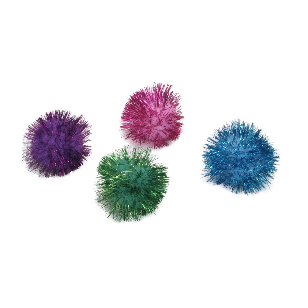 Turbo Gato Pelotas X 4 Pompones