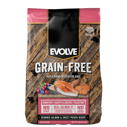 Evolve - Salmon & Sweet Potato Recipe Dog