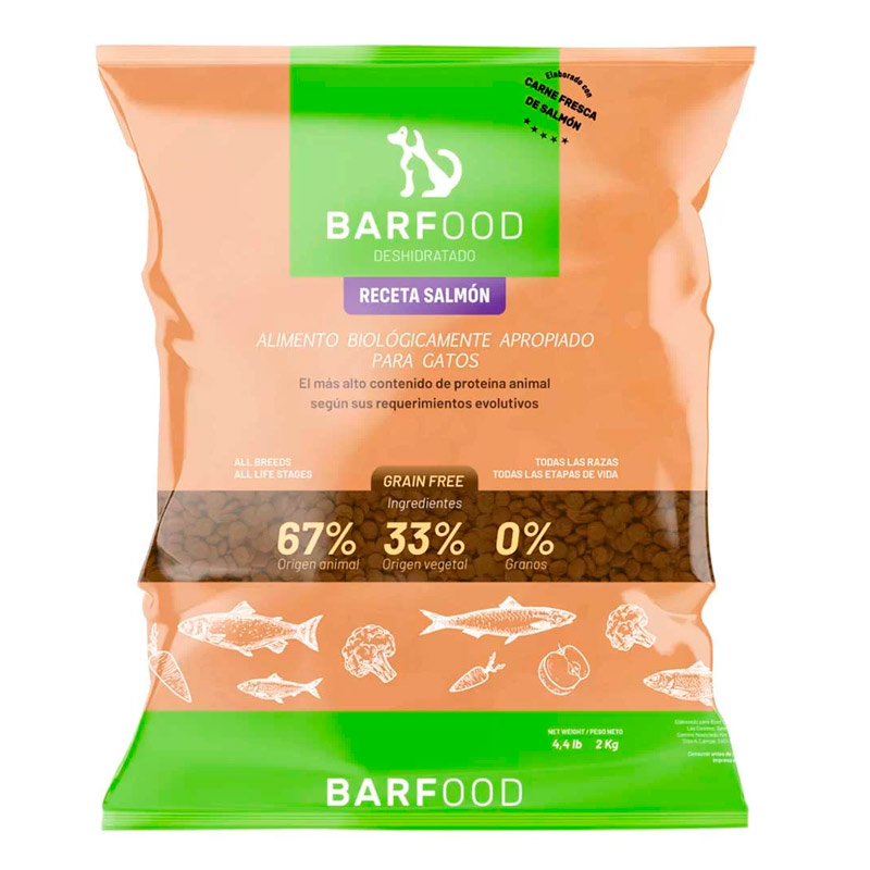 Barfood - Alimento Deshidratado Salmón para Gatos