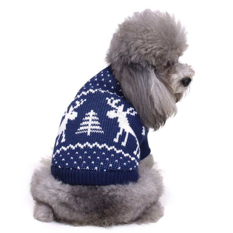 valentin-for-pets-sueter-azul-navideno