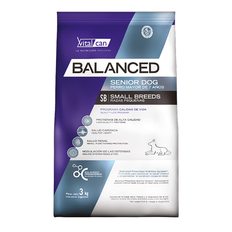 Vitalcan Balanced - Alimento para Perro Senior Raza Pequeña