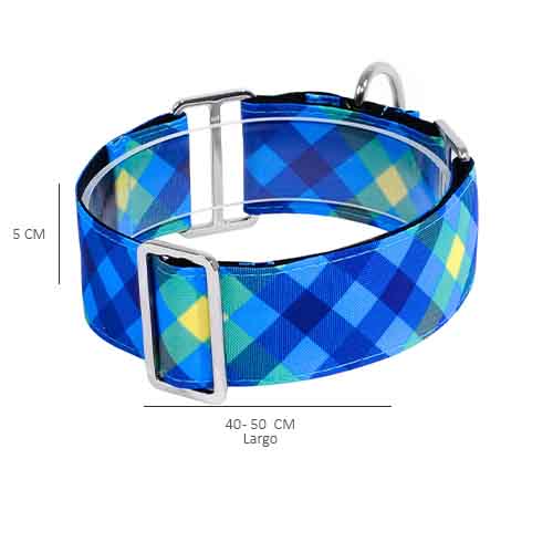 bellcher-collar-martingale-escoces-azul-claro-violeta-entrega-en-3-dias-habiles
