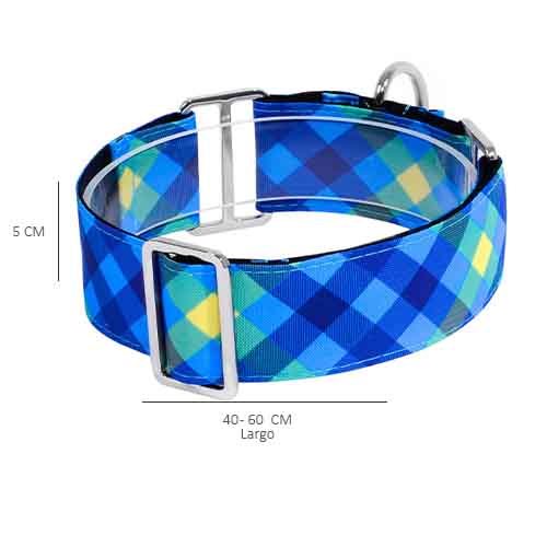 bellcher-collar-martingale-escoces-azul-claro-violeta-entrega-en-3-dias-habiles