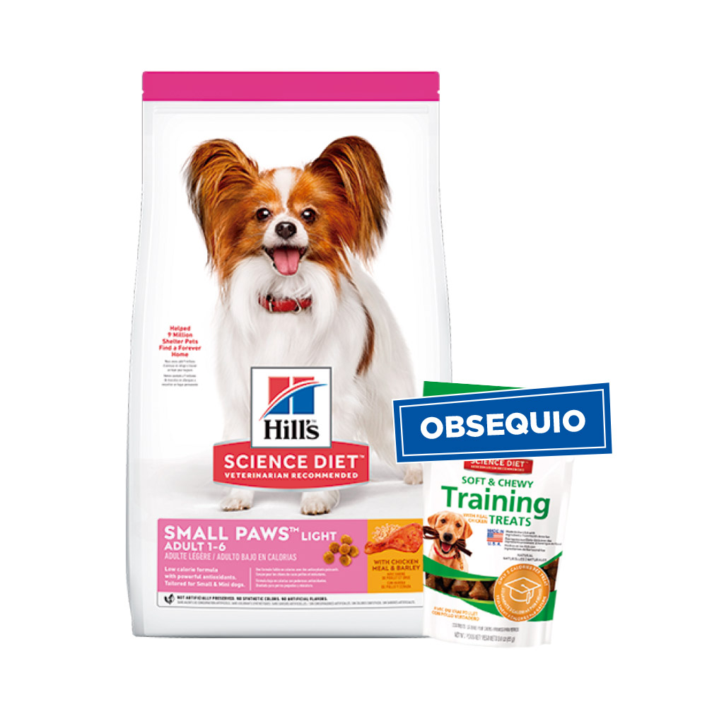 Promo Peso Ligth Canino Small Paws - Gratis Treat Promo 9100 - 1879