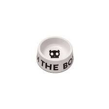 zeedog-im-the-boss-bowl-white