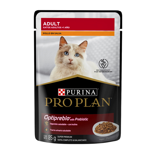 Purina Pro Plan - Alimento Húmedo Pouch para Gato Adulto Sabor Pollo