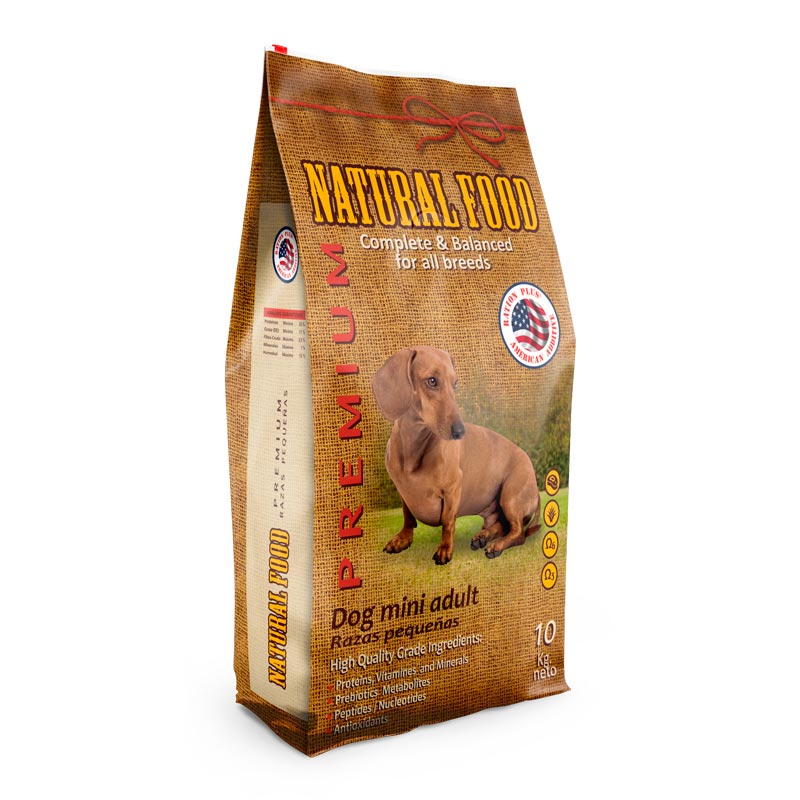 Natural Food - Alimento Dog Mini Adulto Razas Pequeñas