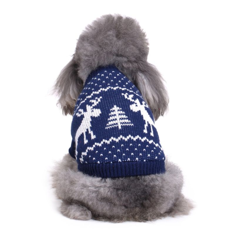 valentin-for-pets-sueter-azul-navideno