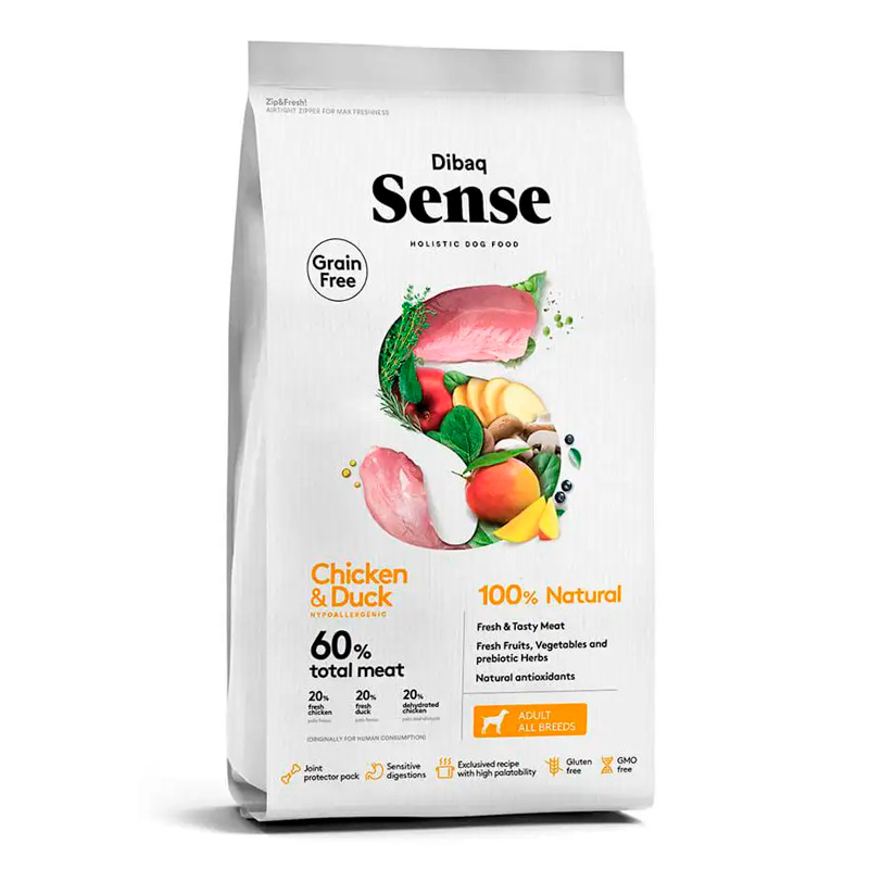 Dibaq Sense - Alimento Perro Adulto Pollo y Pato