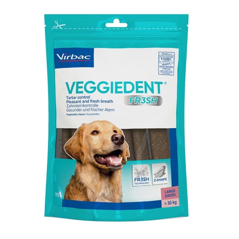 Virbac - Veggiedent Fresh Snack 15 uds