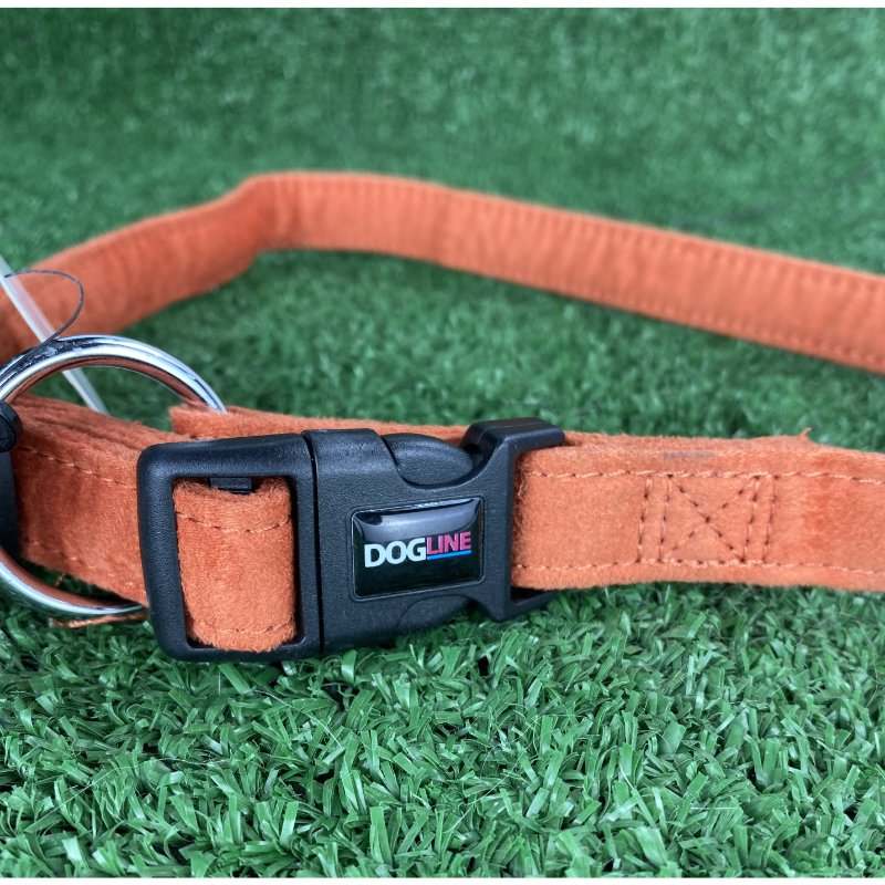 dogline-collar-de-microfibra-naranja