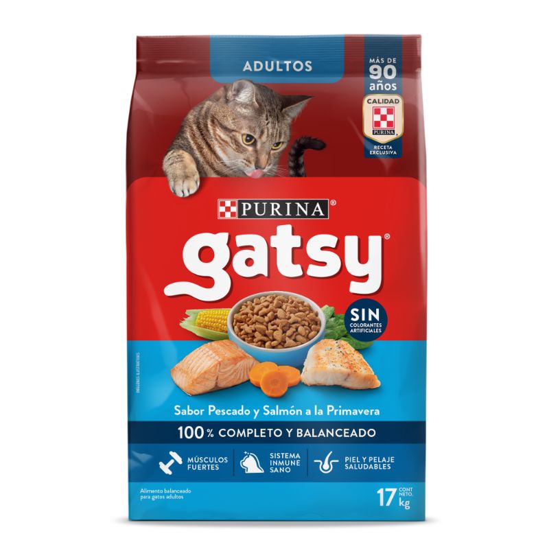 Gatsy - Alimento Gato Sabor Pescado y Salmón