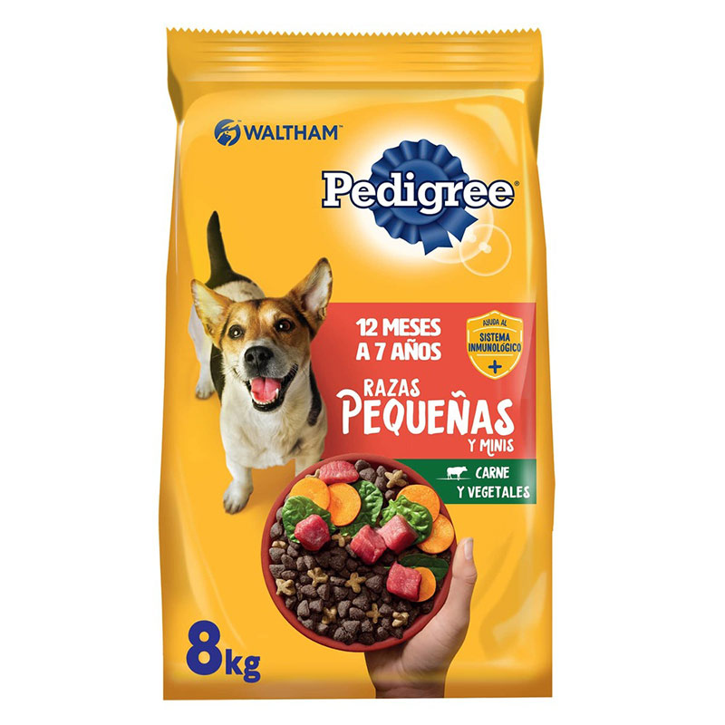 Pedigree - Alimento Adulto Raza Pequeña Carne y Vegetales