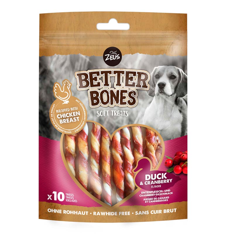 Zeus - Palitos Better Bones Envueltos Sabor Pato